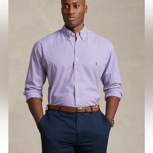 Ralph Lauren Custom Fit Gingham XL